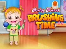 È il momento di spazzolare Baby Hazel