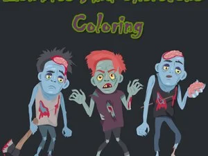 Colorazione di zombie e scheletri